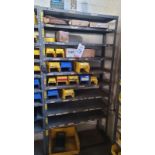 3' X 12" SHELF UNIT W/ CONTENTS AS PICTURED
