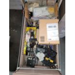 LOT - CONTENTS ONLY OF FILE DRAWER: ELECTRICAL COMPONENTS, BREAKERS, CONTACTORS, ETC.