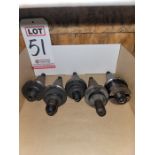 LOT - (5) CAT 40 TOOL HOLDERS