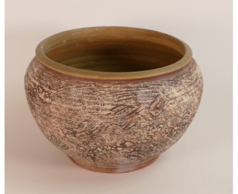 Isabella Pope, Studio Pottery Planet Jardiniere. Pope was a Master Potter and teacher who created these forms inspired by Chi