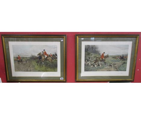 Pair of hunting prints