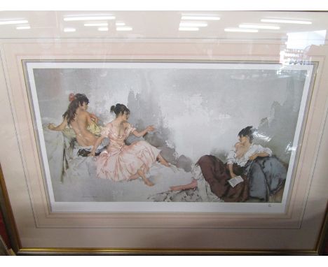 WILLIAM RUSSELL FLINT (BRITISH 1880-1969), 'Three Girls', L/E print, 161/850, published by Michael Stewart Fine Art in 1992, 