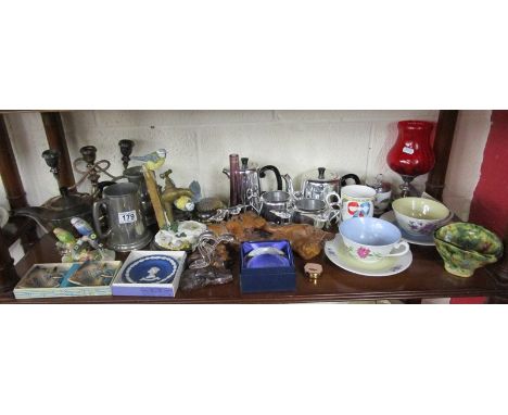 Shelf of collectables