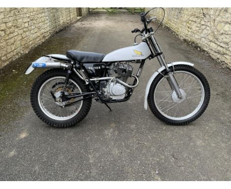 A delightful example of Honda's first proper trials machine.With design input from Sammy Miller, the TL125 was introduced in 