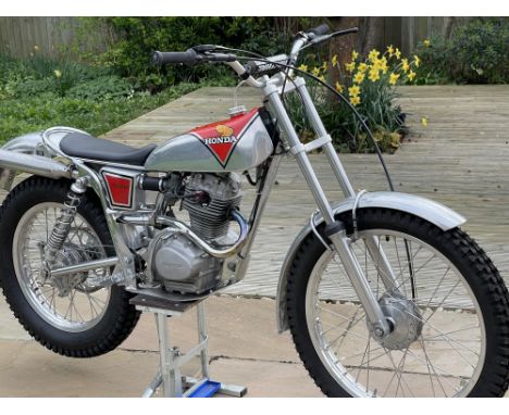 Genuine, Sammy Miller TL 'Hi Boy'-frame built trails bike.&nbsp;
Sammy Miller 'Hi Boy' frame built in c2000. Paintwork by KAS