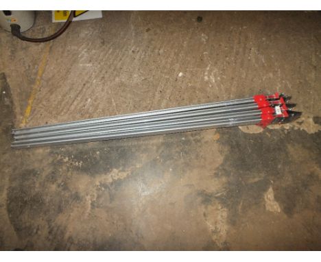 **FOUR ALUMINIUM SASH CLAMPS**