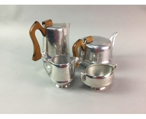 PICQUOT WARE FOUR PIECE TEA SERVICE