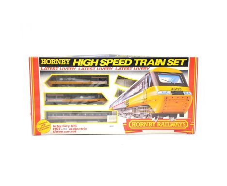 Hornby OO gauge model railway set ref R556 Inter-City 125 High Speed Train Set, boxed.