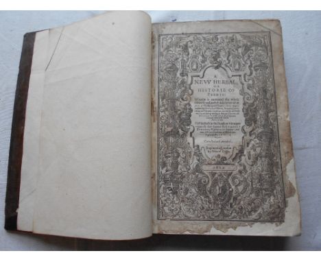 DODOENS, R. & LYTE, H.   A New Herbal, or   Historie of Plants...   1619, London, sm.fol. cont. fl.   cf. bottom corners of l