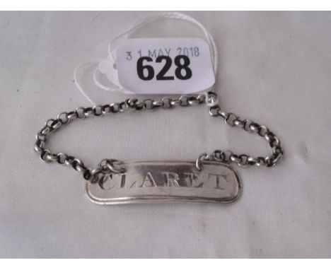 Georgian bottle ticket for Claret 1.75” wide Lon 1816   by TP & IP        