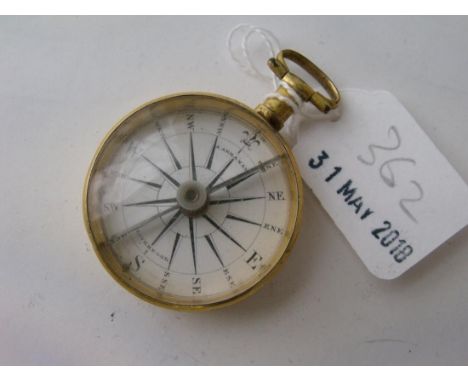 A gilt metal compass       