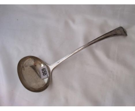 Art Nouveau heavy soup ladle Sheff 1907 by HA  210g  