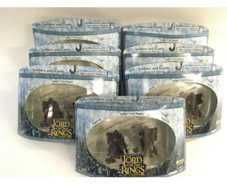 7 x Lord of the rings figures. Boxed.