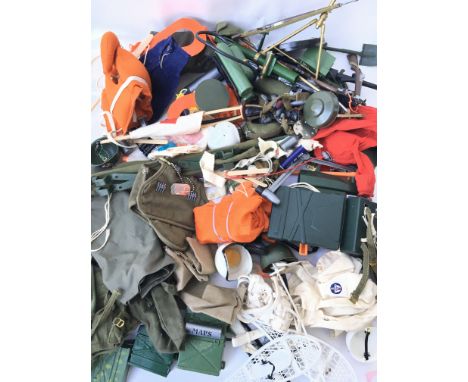 A Collection of Action Man Accessories including snow Patrol set. naval.Mine Detector etc.