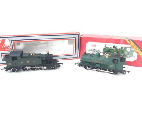 A Boxed Lima 00 Gauge GWR Green Class 45 Xx Boxed And a Hornby GWR Loco Pannier Tank. Boxed #R.041.