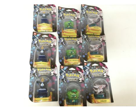 9 x various Pokemon diamond and pearl figures. Boxed.