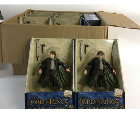 10 x Sam Gamgee Lord of the rings figures. Boxed. No reserve.