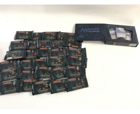 30 x magic the gathering - conspiracy take the crown playing cards. Sealed Also magic from the vault : lore. Boxed.