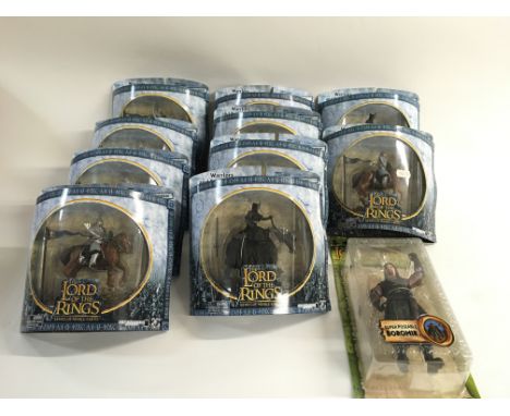 Collection of Lord of the rings figures. Boxed.