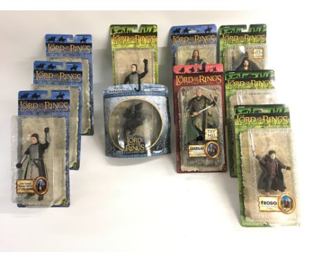 Collection of various Lord of the rings figures. Boxed.