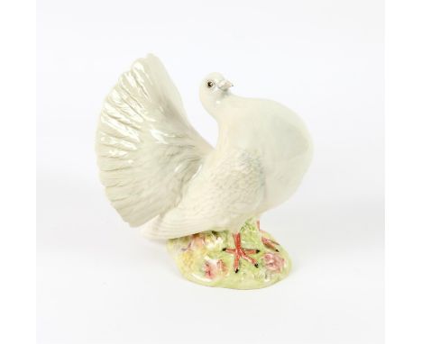 Beswick model of fan tail dove, no. 1614, 15cm