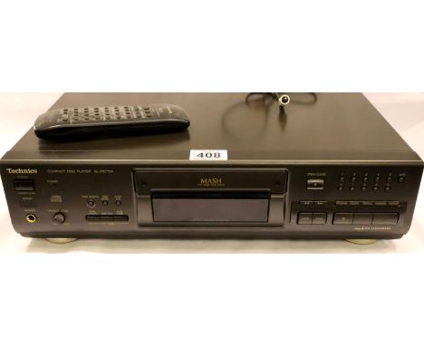 Technics SL-PS 370 compact disc player with power lead and remote. Not available for in-house P&amp;P, contact Paul O'Hea at 