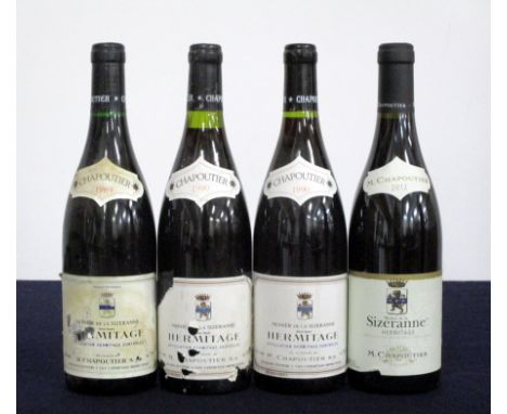 1 bt Hermitage, Monier de la Sizeranne 1989 M Chapoutier hf, bs, cdl 2 bts Hermitage, Monier de la Sizeranne 1990 M Chapoutie