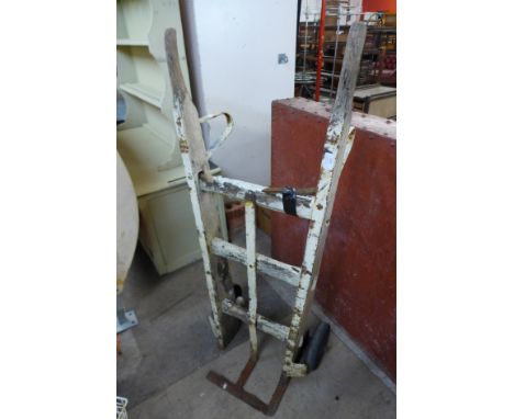 A vintage sack barrow, a/f