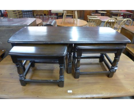 An Ercol nest of tables