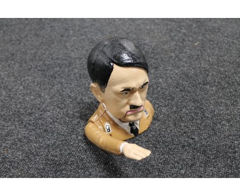 A novelty cast iron Hitler nutcracker