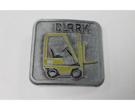 A Clarke fork lift truck belt buckle 
