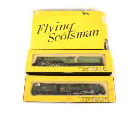 AMENDMENT one tender is Bachmann not Trix, Trix Trains OO/HO gauge model railway locomotives; three including 4-6-2 'A H Pepp