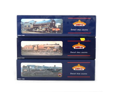 Bachmann OO gauge model railway locomotives; three to include 32-354A standard class 4MT tank BR lined, 31-700Z B1 61247 'Lor