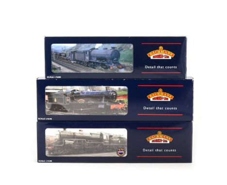 Bachmann OO gauge model railway locomotives; three to include 32-177 2-6-0 Crab 42789 BR, 31-861 J39 648383 BR black, 31-778 