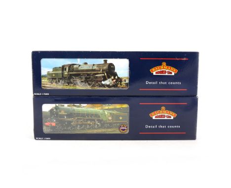 Bachmann OO gauge model railway locomotives; three to include 32-554 class A1 60114 'W.P.Allen' Doncaster green BR, 31-105A s