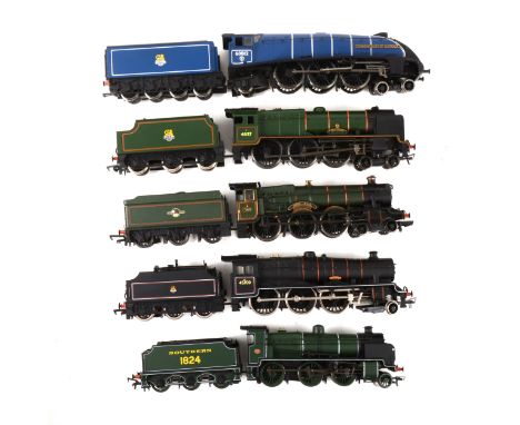 Bachmann OO gauge model railway locomotives; six loose examples including 'The Prince of Wales Volunteers' South Lancaster no