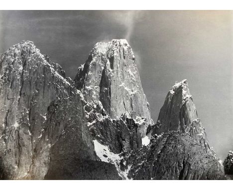 Vittorio Sella [1859-1943]. Mountain Views, six large format silver print photographs, comprising: 230 - Torre Mustagh dal Ca