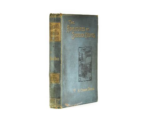 Doyle (A. Conan)The Adventures of Sherlock Holmes.George Newnes, 1892, first edition, 'cucaine' for 'cocaine' (p.133), 'Viole