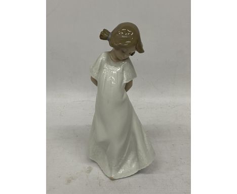 A NAO GIRL IN GOWN FIGURE 