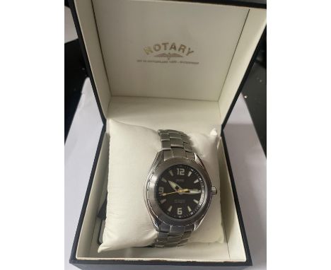 A ROTARY WRIST WATCH RE 2008-1 1895 EDITIONS SERIES AUTOMATIC WATERPROOF AS NEW IN BOX AND SEEN WORKING BUT NO WARRANTY 