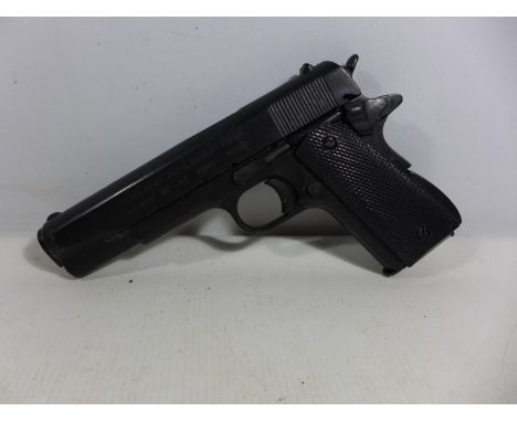 A DENIX REPLICA 1911 COLT ARMY MODEL, LENGTH 21CM 