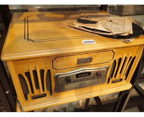 Record / CD player and some 78 RPM records  CONDITION REPORT: All electrical items in this lot have been PAT tested and have 