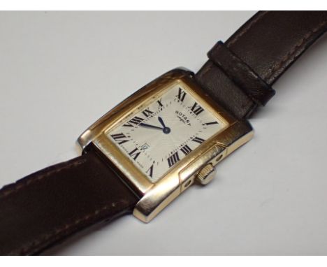 Gents Rotary gold plated wristwatch
