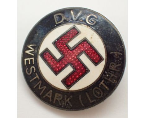 German enamel Swastika badge