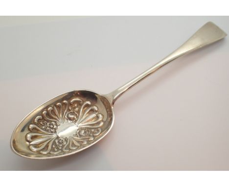 Victorian hallmarked silver dessert spoon 