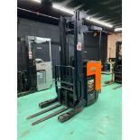 Doosan 4,000 LB. Capacity Electric Reach Truck, Model BR20SP-7, S/N FRAOK-1960-00013, 36 Volt, 3-Sta