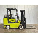 Clark 8,000-LB. Capacity Forklift, Model GCX40, S/N GX710U-0017-9303FB, LPG Fuel, Cushion Tires, 3-S