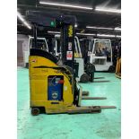 2007 Yale 4,000 LB. Capacity Electric Reach Truck, Model NR040, S/N A295N02329E, 24 Volt, 3-Stage Ma