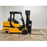 Yale 12,000-LB. Capacity Forklift, Model GLC120VXNGAE092, S/N F818V02893N, LPG Fuel, Cushion Tires,