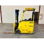 2020 Hyster 4,000-LB. Capacity Stand-Up Forklift, Model E40HSD3-21, S/N C219N05213U, 36 Volt Battery